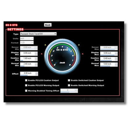 8 Inch Shock Travel Sensor