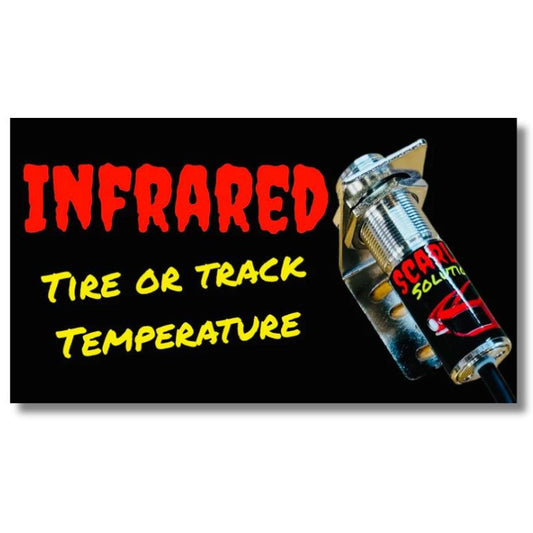 infrared track and tire temperature sensor